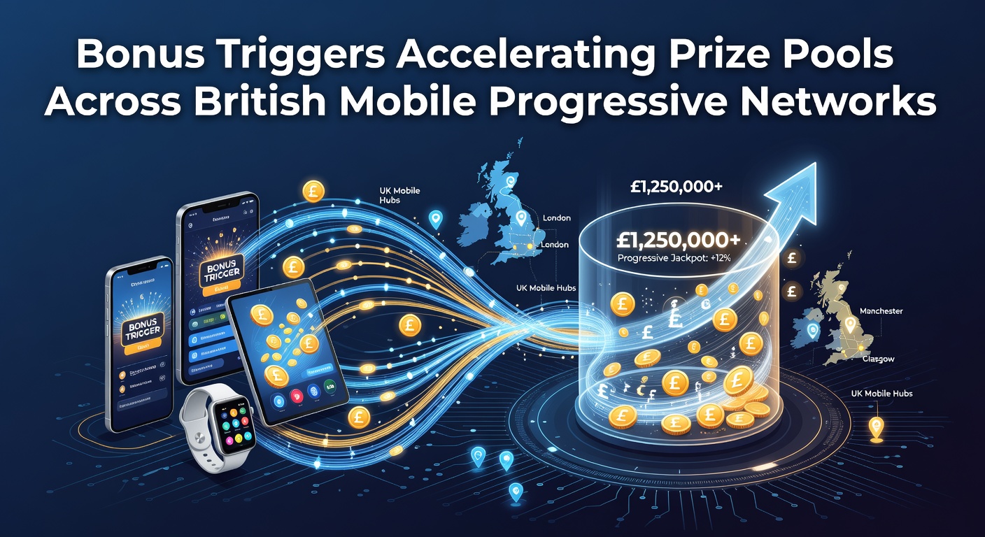Mobile slot interface showing bonus trigger activating a growing progressive jackpot pool on a British gaming network