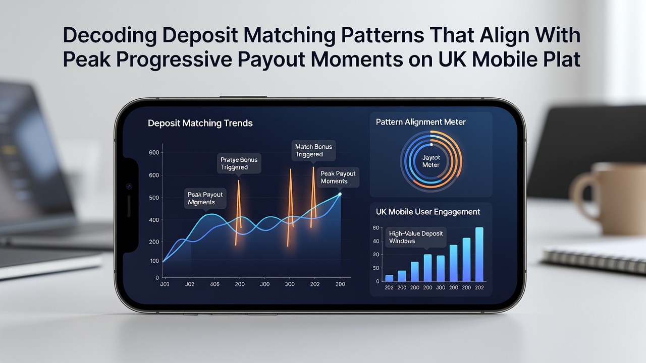 Mobile screen displaying progressive jackpot growth chart alongside active deposit bonus banner