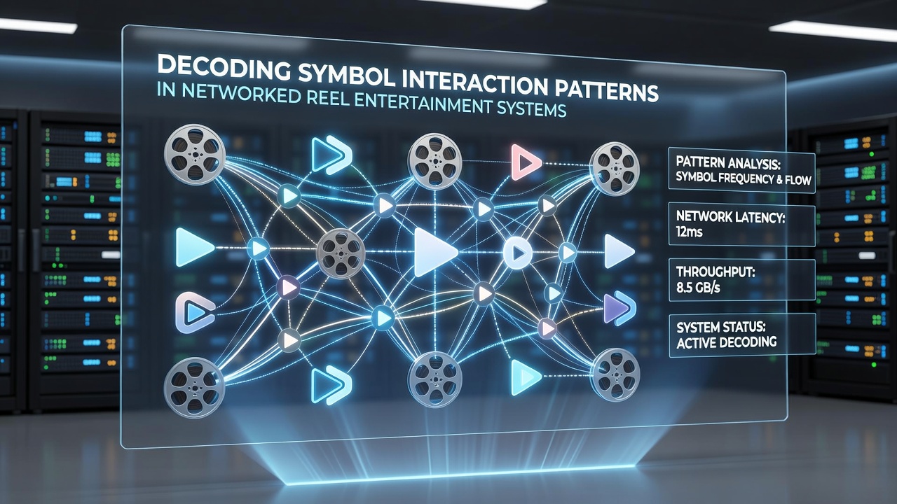 Detailed view of symbol grids and interaction algorithms in a reel-based gaming network