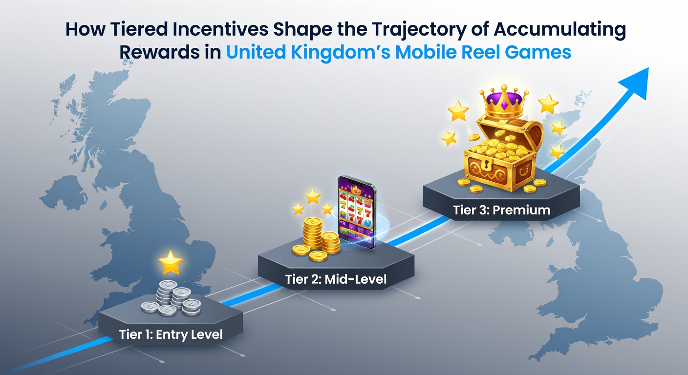 Illustration of tiered reward ladders in mobile slot interfaces showing progression from base bets to enhanced multipliers