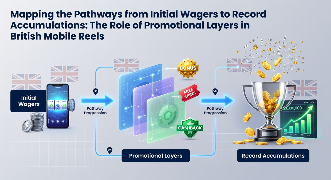 Mobile slot interface displaying initial wager pathways overlaid with promotional bonus layers on British reels