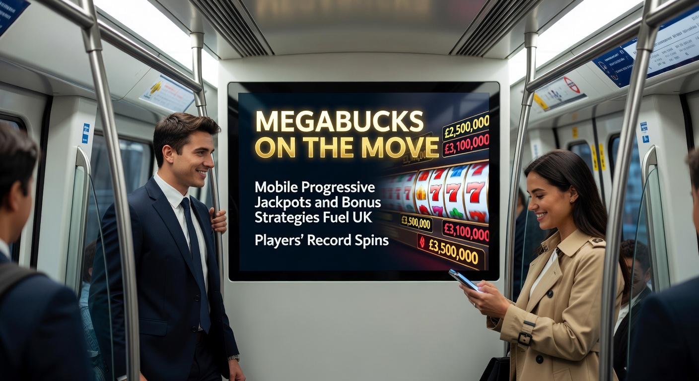 Smartphone screen displaying a glowing progressive jackpot counter on a vibrant mobile slot game, with coins cascading in the background