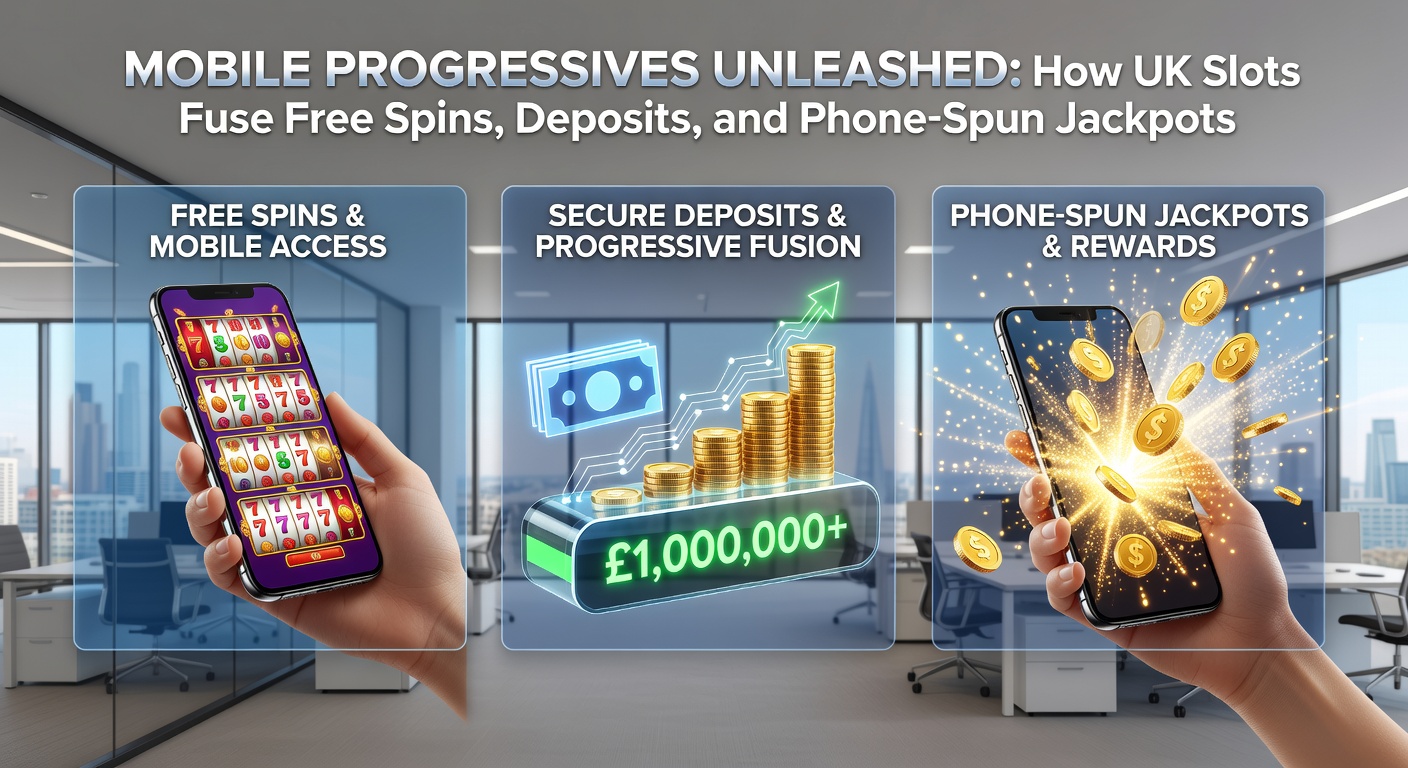 Dynamic graphic of a smartphone exploding with slot symbols, progressive jackpot fireworks, and free spin scatters amid phone bill icons