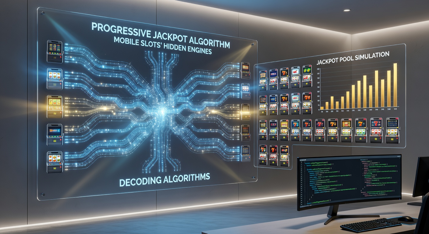 Close-up graphic of a mobile slot screen displaying a climbing progressive jackpot meter amid spinning reels