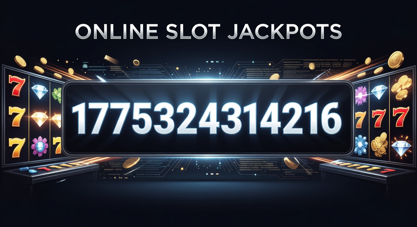 Vibrant display of a massive online slot jackpot payout screen with cascading coins and excited player animation