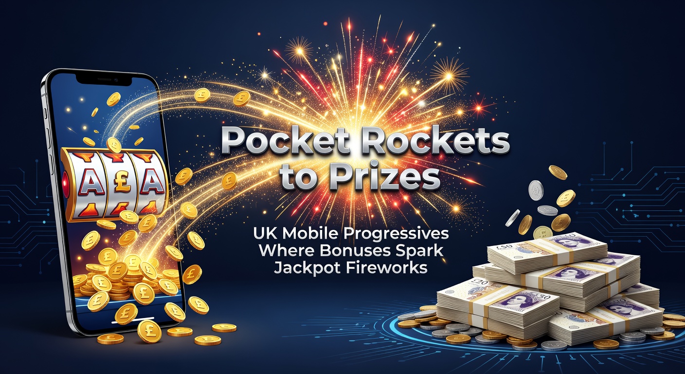 Vibrant mobile screen displaying a progressive jackpot slot with exploding bonus symbols and rising prize counters in a UK-themed casino app