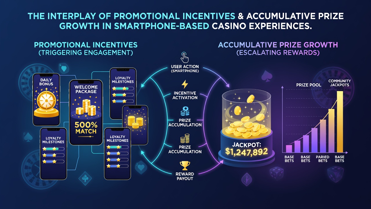 Analytics dashboard displaying rising jackpot values alongside bonus redemption rates on mobile devices