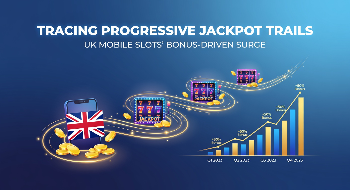 Vibrant display of a progressive jackpot meter climbing on a UK mobile slot screen, with bonus symbols lighting up